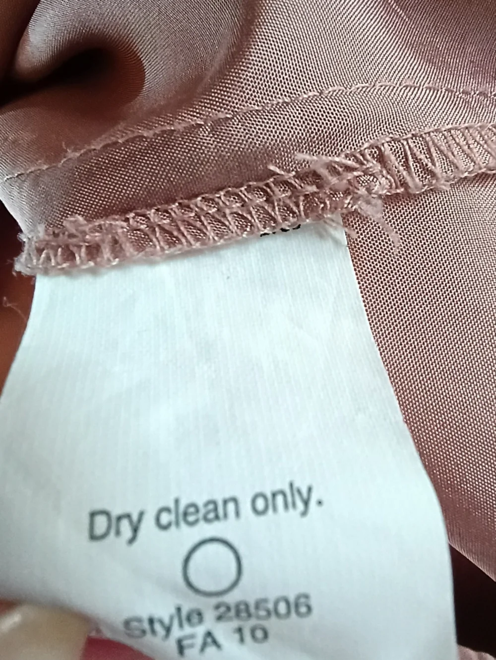 J. Crew 100% Silk Beige Tan Pink Mauve Ruffled Button Sleeveless Top Size 6 - Picture 14 of 16